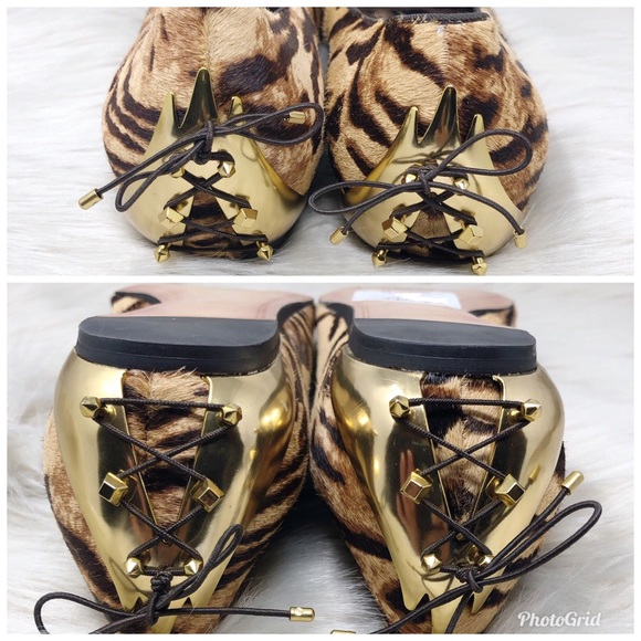 Sam Edelman Joya Animal Print Ballet Flats Sz 10.5 - Picture 6 of 8